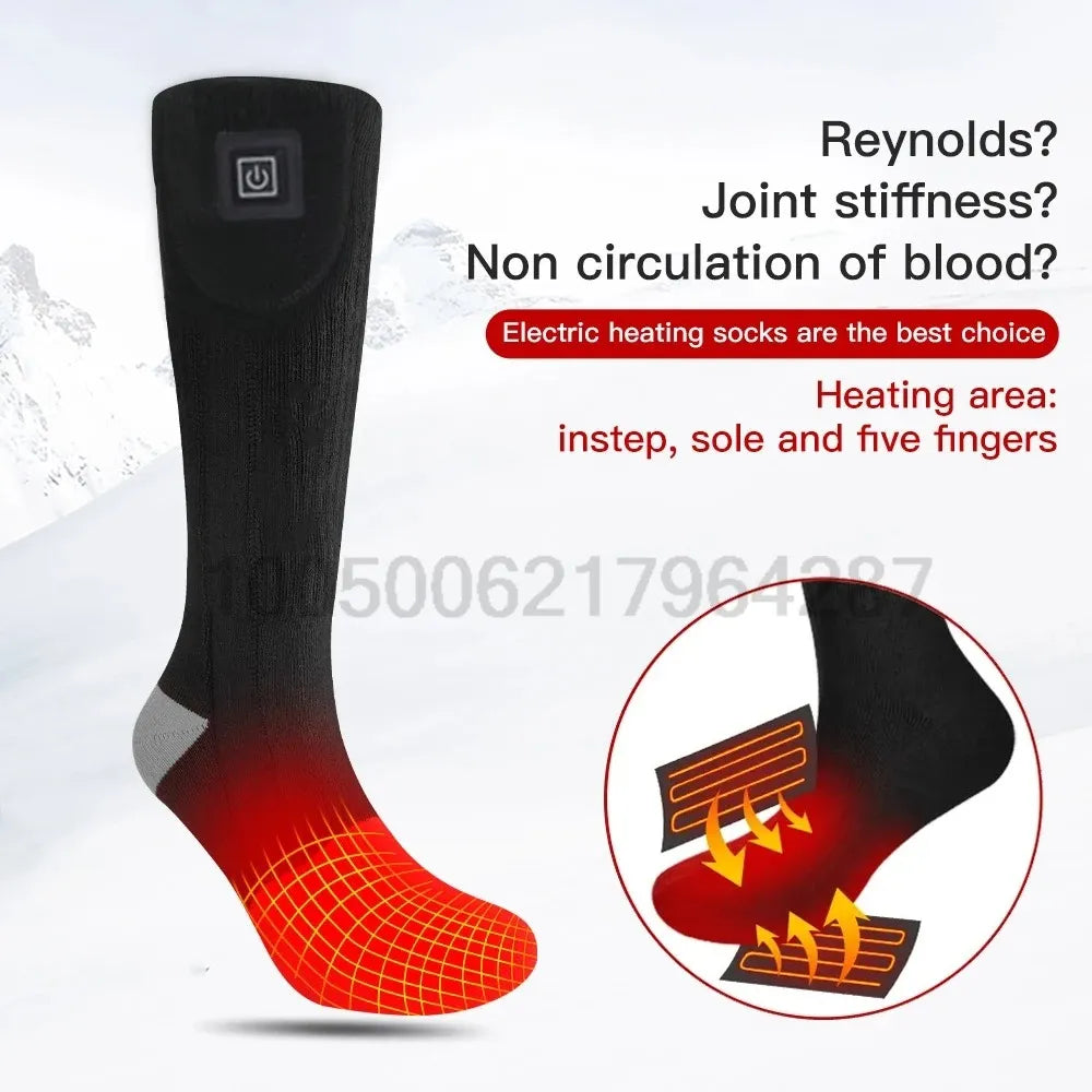 Rechargeable Heated Winter Socks – Battery Powered Thermal Foot Warmers