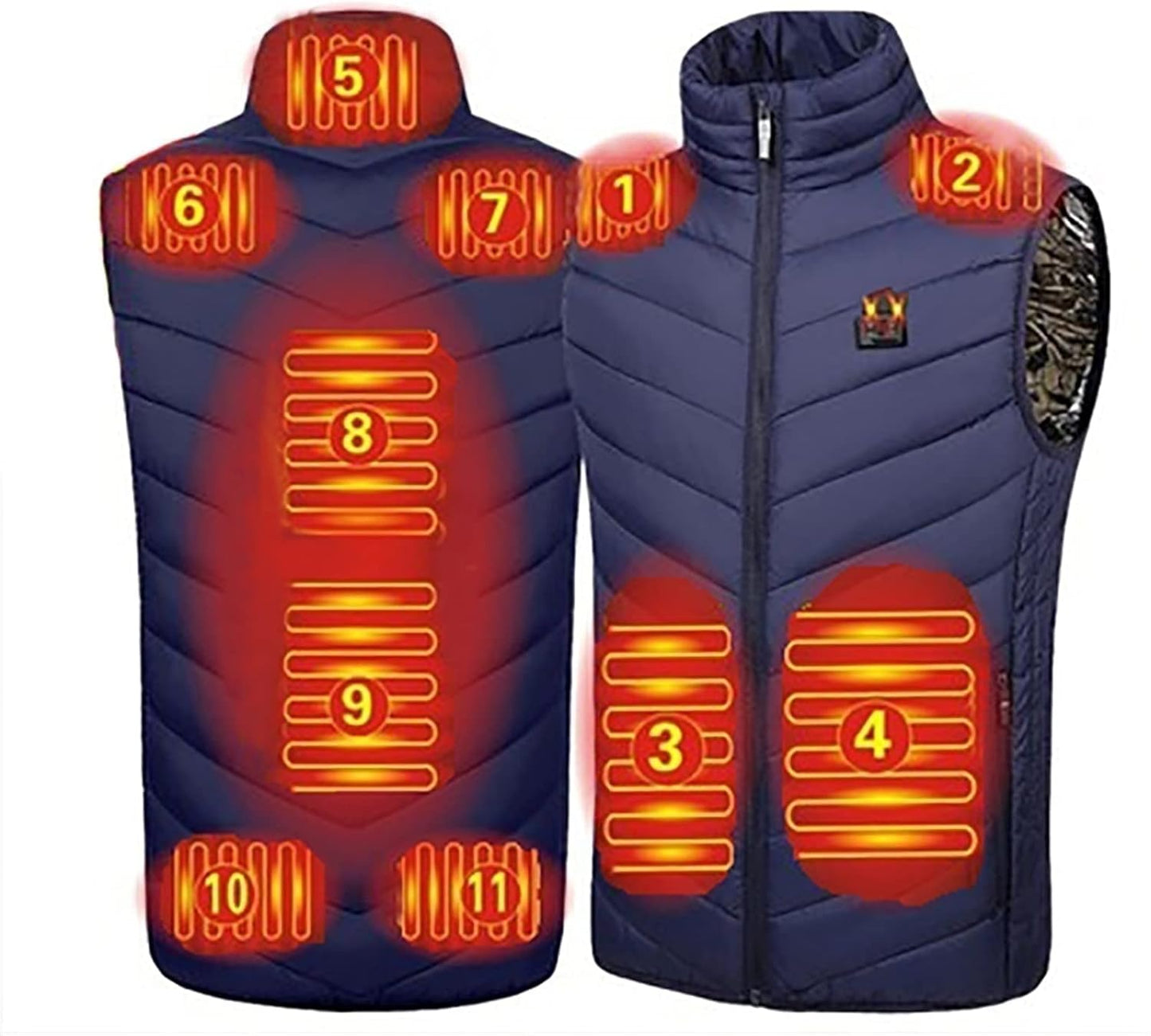 Battery-Powered Heated Vest – 3-Zone Warmth for Outdoors & Everyday Wear