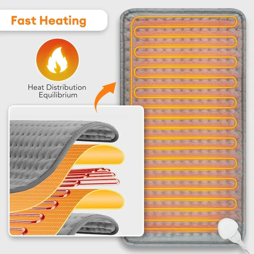Multifunctional Electric Heating Pad / Blanket / Cushion – 10-Level Temperature
