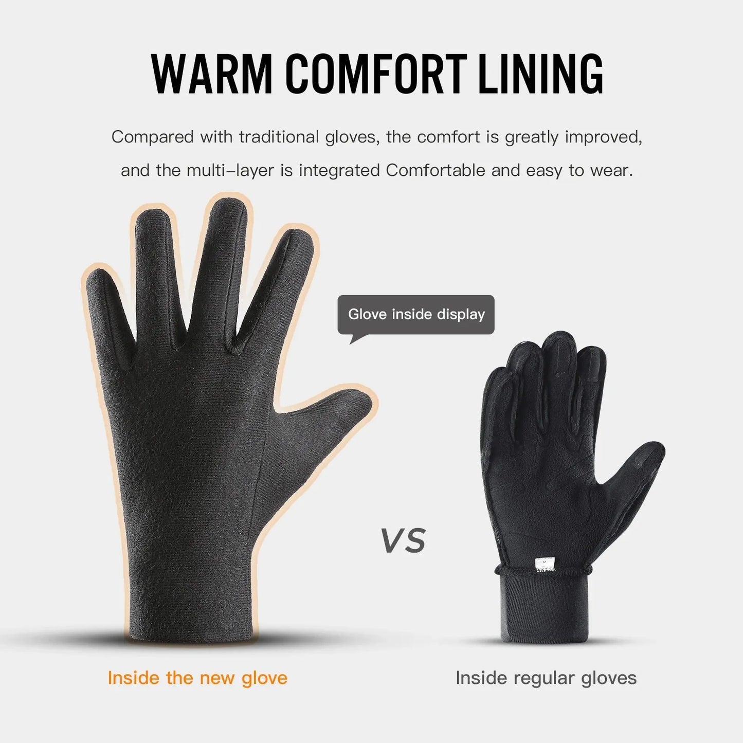 Waterproof Rechargeable Heated Gloves – Electric Thermal Gloves