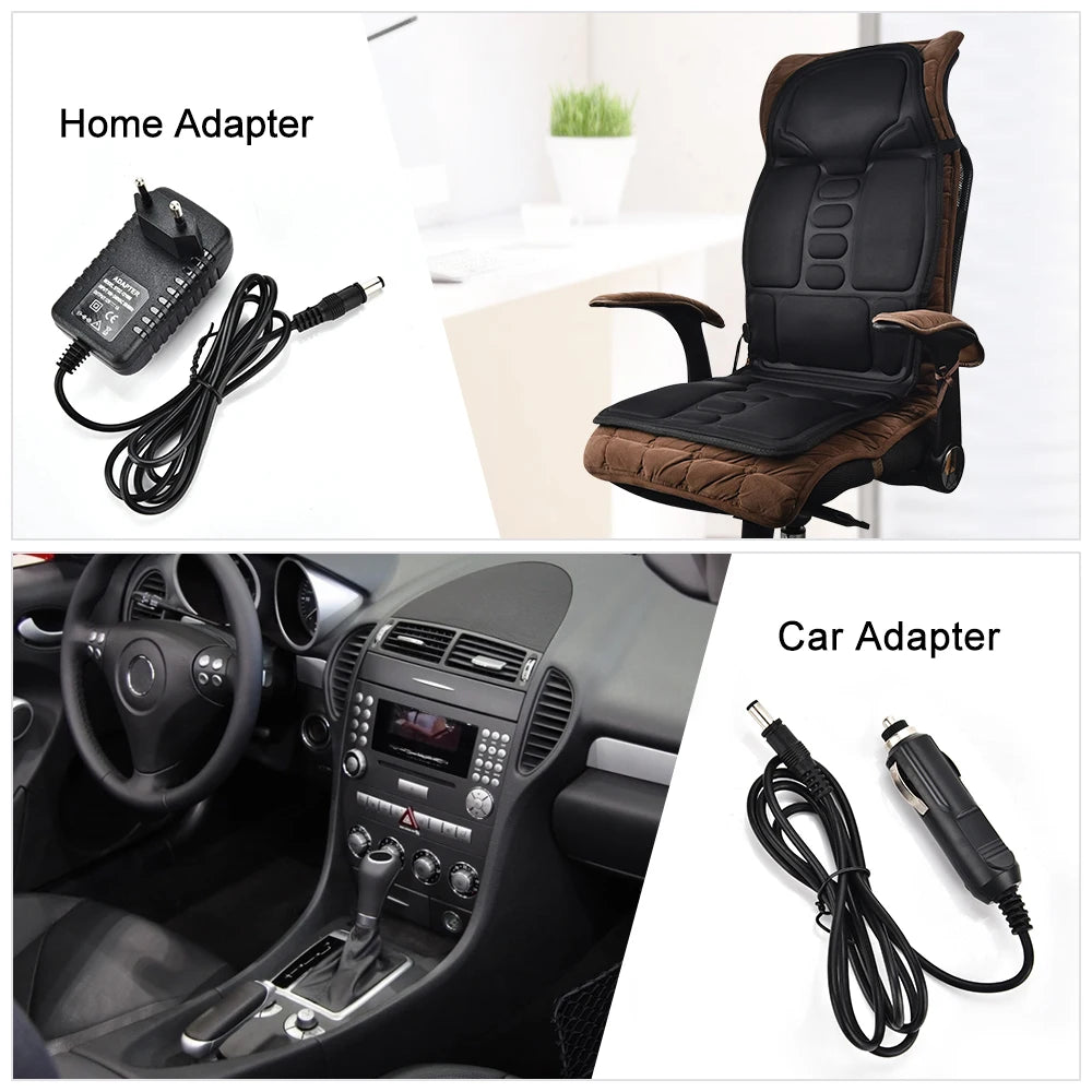 Full-Body Heated Massage Cushion for Car & Home