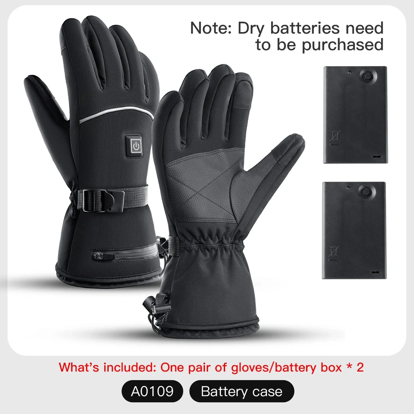 Waterproof Rechargeable Heated Gloves – Electric Thermal Gloves