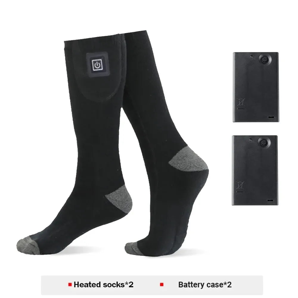Rechargeable Heated Winter Socks – Battery Powered Thermal Foot Warmers