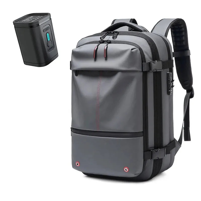 Vacuum Compression Travel Backpack – Expandable Laptop Bag