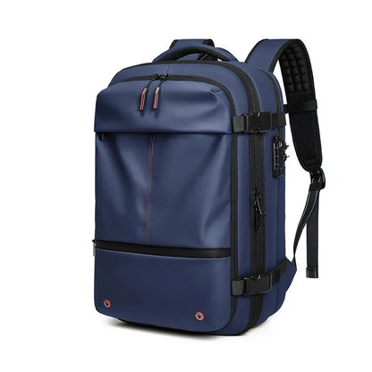Vacuum Compression Travel Backpack – Expandable Laptop Bag