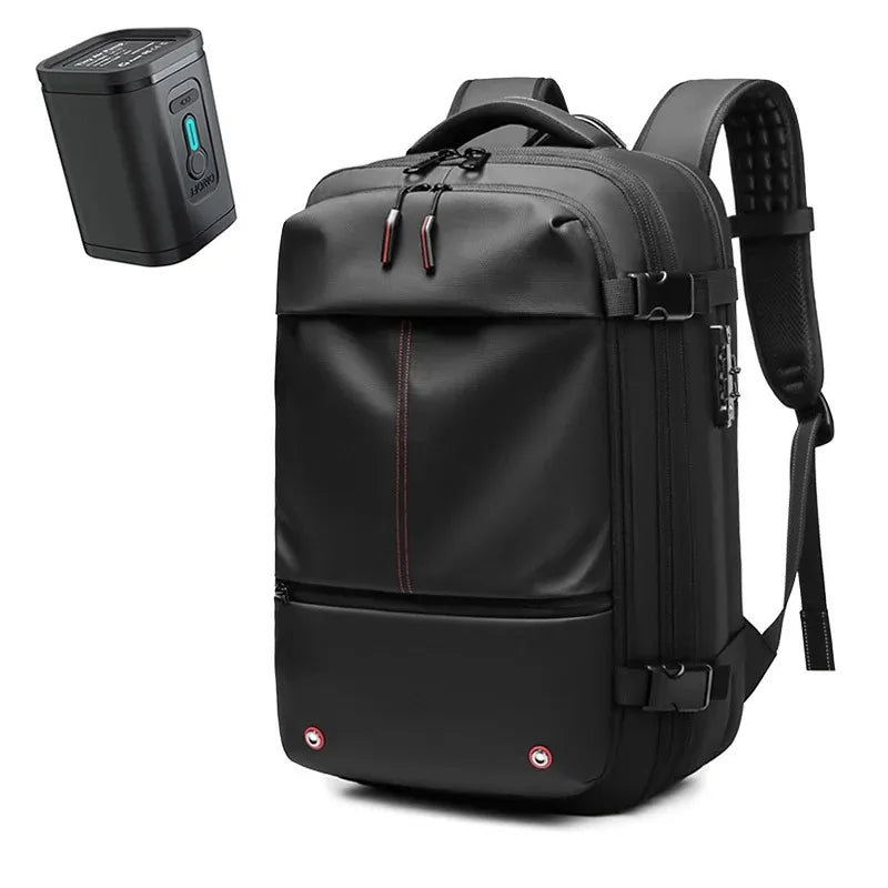 Vacuum Compression Travel Backpack – Expandable Laptop Bag