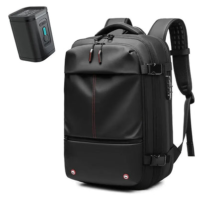 Vacuum Compression Travel Backpack – Expandable Laptop Bag