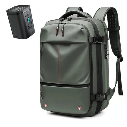Vacuum Compression Travel Backpack – Expandable Laptop Bag