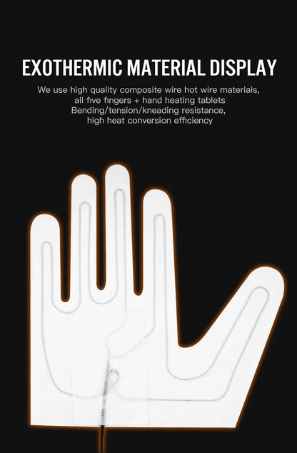 Waterproof Rechargeable Heated Gloves – Electric Thermal Gloves