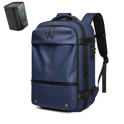 Vacuum Compression Travel Backpack – Expandable Laptop Bag