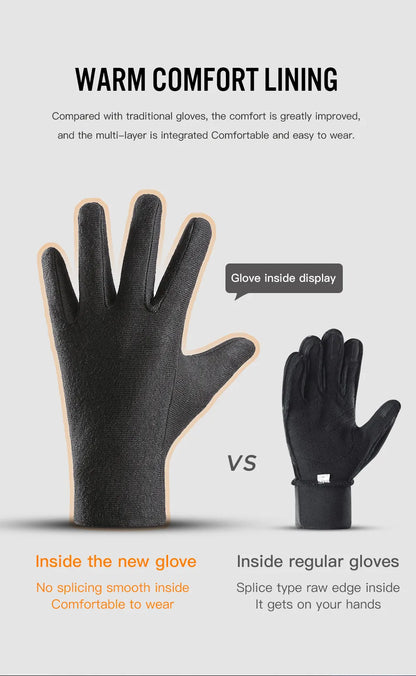 Waterproof Rechargeable Heated Gloves – Electric Thermal Gloves