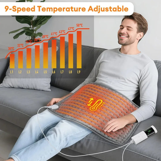 Multifunctional Electric Heating Pad / Blanket / Cushion – 10-Level Temperature