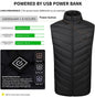 Battery-Powered Heated Vest – 3-Zone Warmth for Outdoors & Everyday Wear