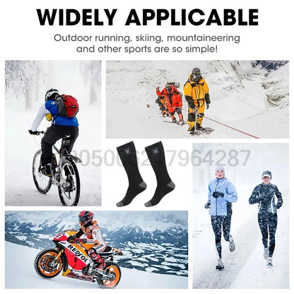 Rechargeable Heated Winter Socks – Battery Powered Thermal Foot Warmers