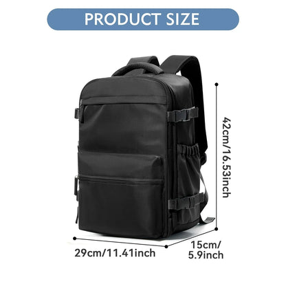 Vacuum Travel Backpack – Expandable Compression & Laptop Bag
