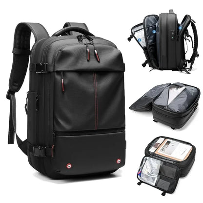 Vacuum Compression Travel Backpack – Expandable Laptop Bag