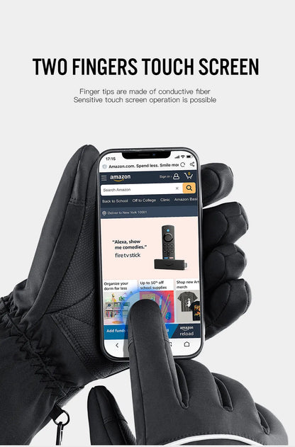 Waterproof Rechargeable Heated Gloves – Electric Thermal Gloves