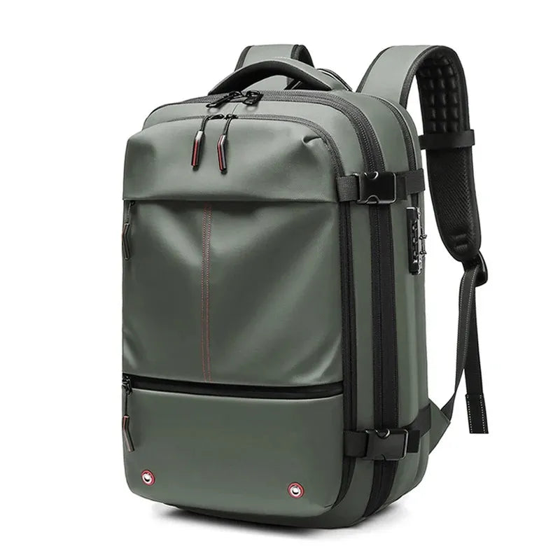 Vacuum Compression Travel Backpack – Expandable Laptop Bag
