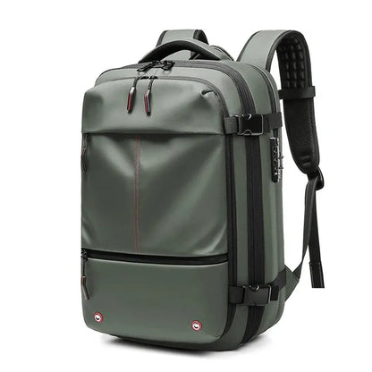 Vacuum Compression Travel Backpack – Expandable Laptop Bag