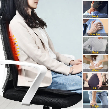 Full-Body Heated Massage Cushion for Car & Home